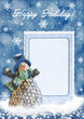 Holidays greeting card.