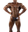 bodybuilder flexing