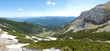 Alpine landscape panorama Alpine landscape panorama
