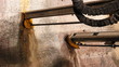 Boring Machine on construction site of highway tunnels. Boring Machine on construction site of highway tunnels.
