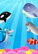 Funny sea life cartoon Funny sea life cartoon