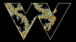 Letter W.
