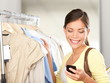 Modern woman shopping