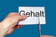 Gehaltskürzung