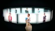 virtuelle Business-Bildauswahl