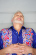 Senior man lying Senior man lying