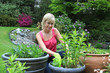 Pretty gardener