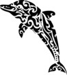 Dolphin tribal tattoo