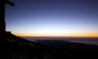View of sunrise on top of Volcano teide in Spain View of sunrise on top of Volcano teide in Spain