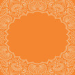 Vector greeting card with ornament.