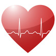 heart with curve