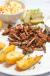 beef with roasted potatoes