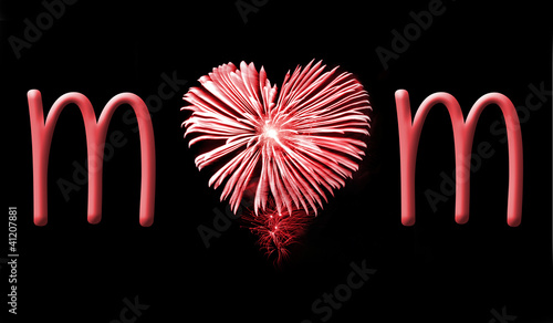 Illustration: Mom fireworks Mom fireworks