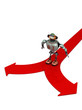 Djoby the robot blocked by two choices Djoby the robot blocked by two choices