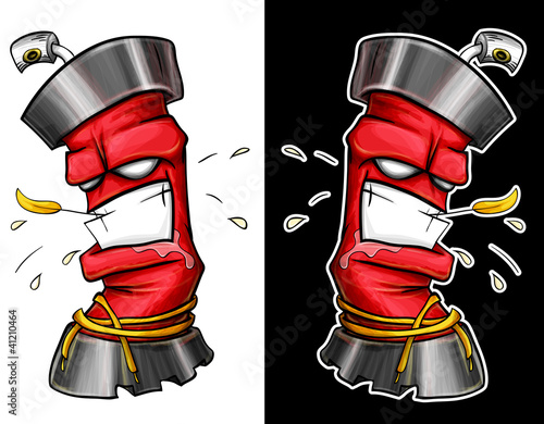 Vector: graffiti spray isolated graffiti spray isolated