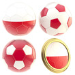 Poland football team attributes isolated Poland football team attributes isolated