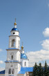 Bell tower of monastery in Maloyaroslavets Russia