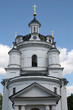 Bell tower of monastery in Maloyaroslavets Russia