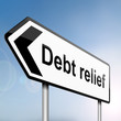 Debt relief concept. Debt relief concept.
