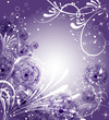 vector flower background for invitation