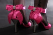 Pumps mit Schleife
