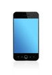 Smart phone isolated on white with clipping paths
