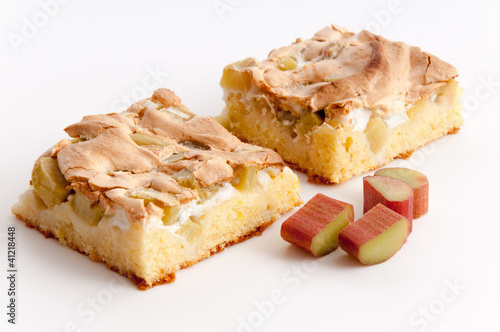 Foto: Rhabarberkuchen Rhabarberkuchen