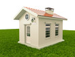 Simple white house