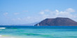 Northern Fuerteventura, view towards Isla de Lobos, small white