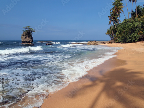 Photo: Shade on the beach Shade on the beach