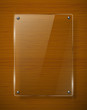 Wooden texture with glass framework. Wooden texture with glass framework.