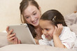 Foto: L'apprentissage avec la tablette tactile au lit L'apprentissage avec la tablette tactile au lit