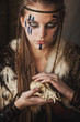 Witch warrior with animal skull Witch warrior with animal skull