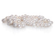 Photo: String of pearls on white String of pearls on white