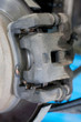 car brake gear under the car suspension