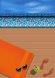 Piscine Serviette_Lunette Piscine Serviette_Lunette
