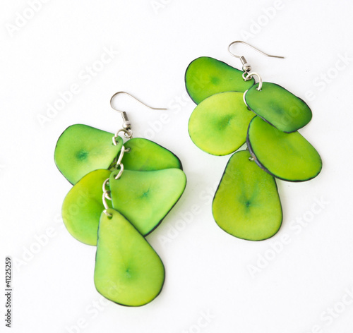 Photo: coconut ear rings coconut ear rings