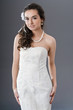 Bride posing in studio shooting