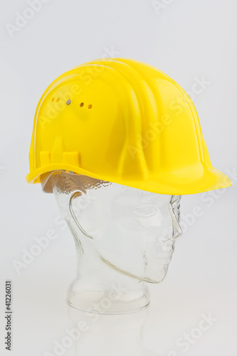 Photo: Bauhelm eines Bauarbeiters Bauhelm eines Bauarbeiters