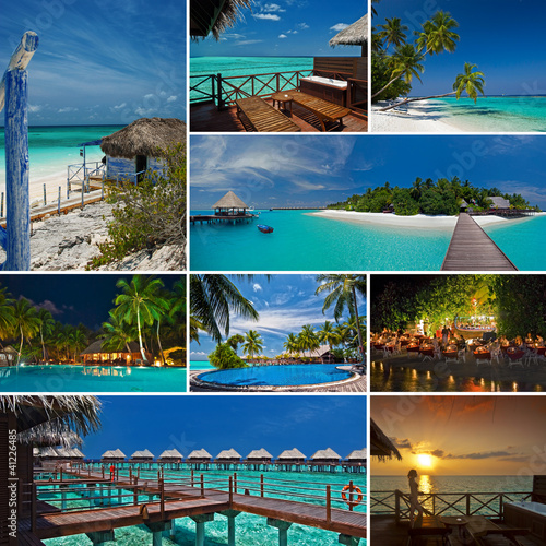 Photo: Maldives Collage Maldives Collage