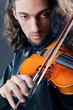 Violin player playing the intstrument Violin player playing the intstrument