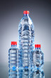 Water bottles as healthy drink concept Water bottles as healthy drink concept
