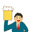 酒に酔う男性