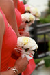 Bridesmaids bouquets.