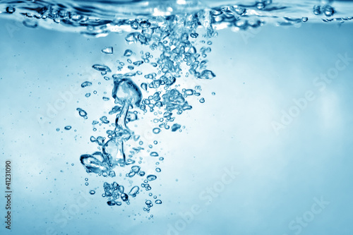 Photo: water bubbles background water bubbles background