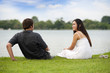 couple at the lake