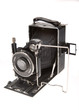 Old camera on a white background