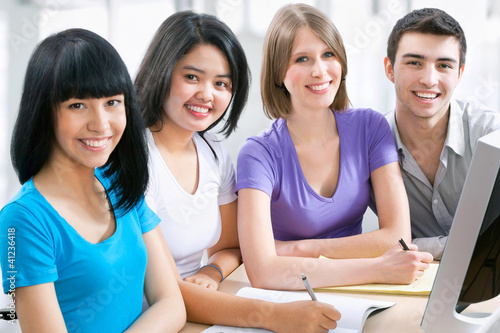 Photo: Happy students Happy students