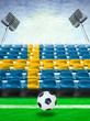 Sweden Flag Pattern on Seat Sweden Flag Pattern on Seat