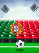 Portugal Flag Pattern on Seat Portugal Flag Pattern on Seat
